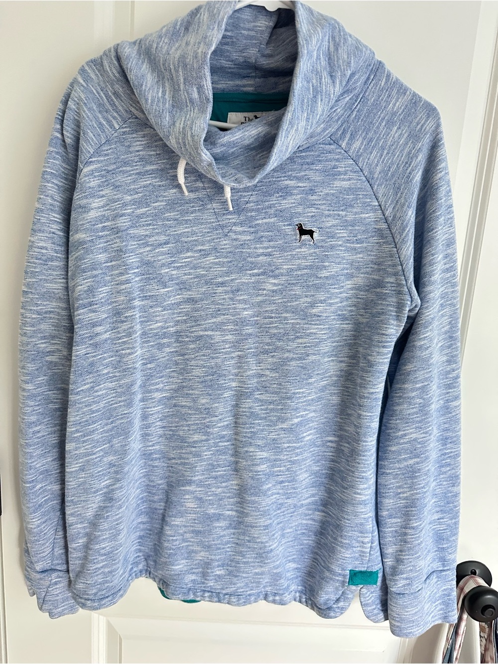 The Black Dog Light Blue Heather Crewneck Sweater